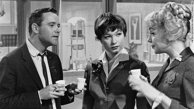 Long before "Mad Men," Billy Wilder's "The Apartment" skewered corporate life of the early 1960s. Up-and-comer Jack Lemmon stays busy loaning his apartment key to company men who need a place to cheat on their wives. He falls for Shirley MacLaine, center, who is having an affair with one of the bosses ("My Three Sons' " Fred MacMurray in an unsympathetic role).