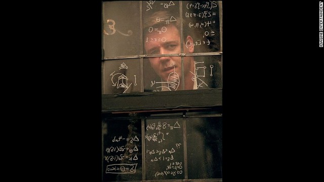 "A Beautiful Mind," the story of troubled mathematician John Nash (Russell Crowe) and his battle with mental illness, won four Oscars. 