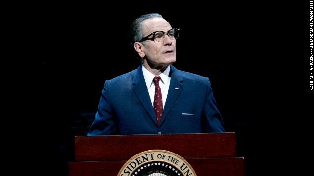 Bryan Cranston stars as President Lyndon B. Johnson in the Broadway play 