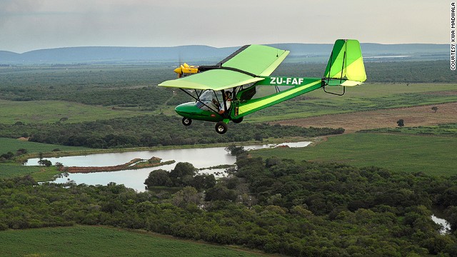 Flying over the bush in a two-seater with an open cockpit is a throwback to the days when legendary pilots such as Denys Finch Hatton and Beryl Markham explored Africa by air. 