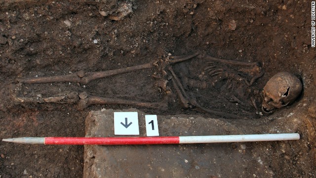 The body was found in a roughly hewn grave that experts say was too small for the body, forcing it to be squeezed into an unusual position. The positioning also shows that his hands may have been tied.