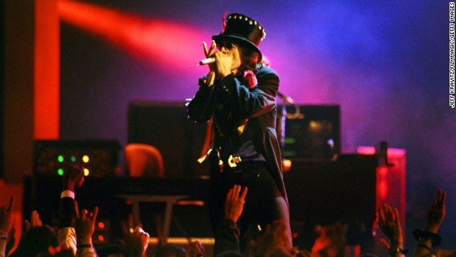 The Rolling Stones perform at the 1994 MTV Video Music Awards at Radio City Music Hall in New York.