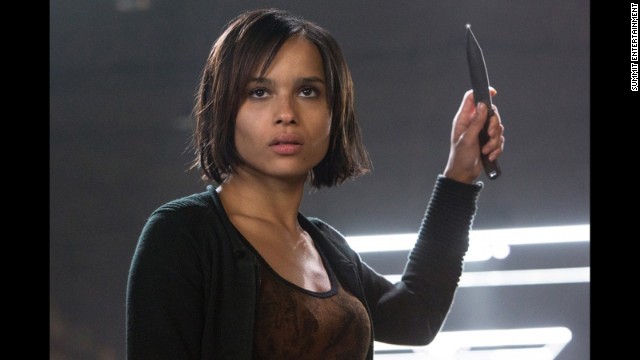Joining Tris as a Dauntless newcomer is Christina (Zoe Kravitz), who comes from the frank Candor faction and quickly becomes Tris' friend during their training. 