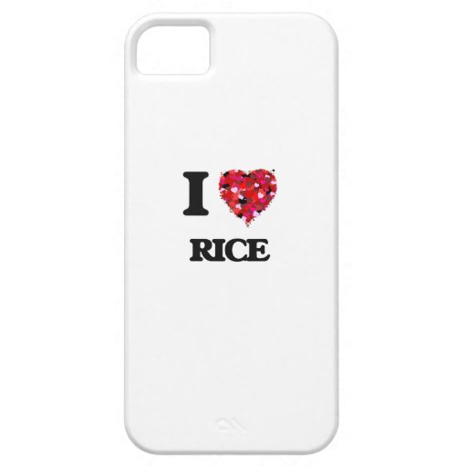 I Love Rice food design iPhone 5 Cover