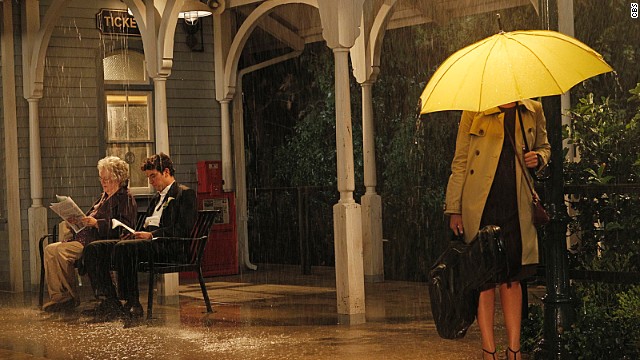 The Mother's yellow umbrella has shown up countless times over the years and we recently got a glimpse of it one more time just moments before she was going to meet Ted. We'll see you at that train station at the end of the finale.