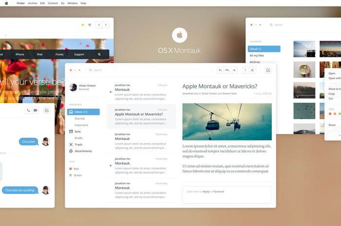 Apple OSX Montauk Unsolicited Redesign