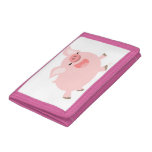 Cute Cheerful Cartoon Pig Wallet