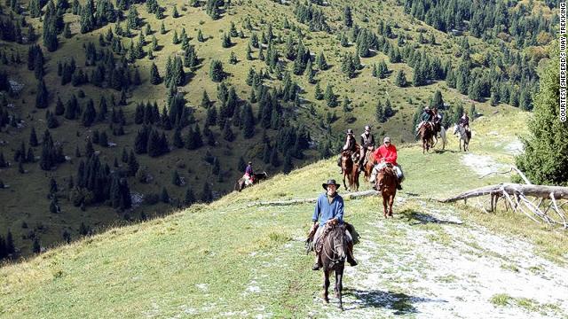 One of the few things to know about Kyrgyzstan -- great horse treks.