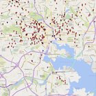 All 344 homicides of 2015, the deadliest year in Baltimore history (link to interactive map in comments) [1072 x 1348]