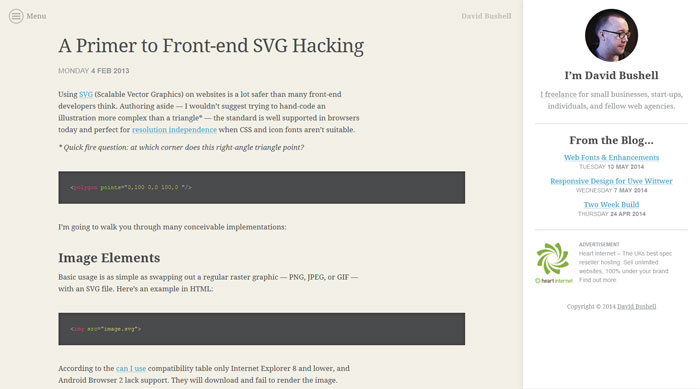 A Primer to Front-end SVG Hacking