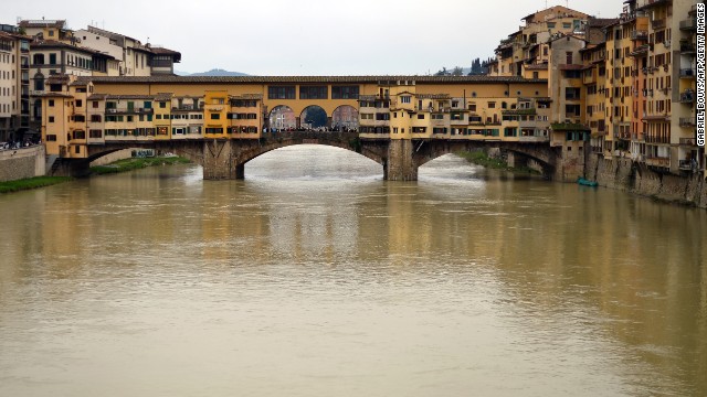 The Ponte Vecchio (Old Bridge) is beautiful, but it isn't as Panoramio-popular as Piazzale Michelangelo (Michelangelo Square).