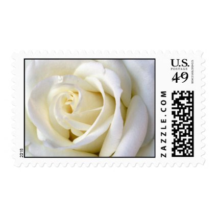 Rose White Postage