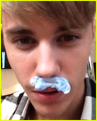 Watch Justin Bieber Shave Off His Mustache!
