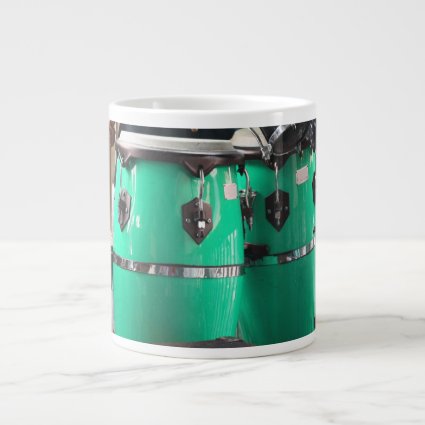 Mint green conga drums photo.jpg jumbo mug
