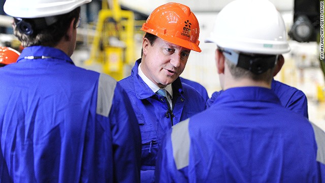 In October 2013, British Prime Minister David Cameron's (pictured) government announced that French energy giant EDF -- one of the world's largest suppliers of electricity -- would build Britain's first new nuclear plant in a generation, with Chinese backing.