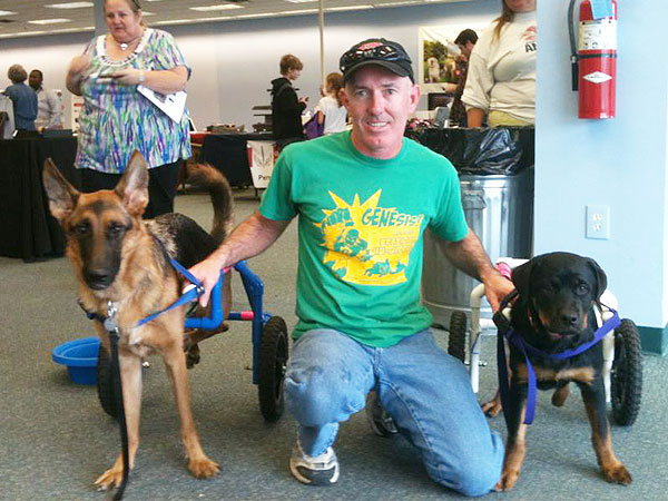 Jerry West Builds Wheelchairs for Dogs in Need