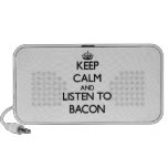 Keep calm and Listen to Bacon iPhone Speakers