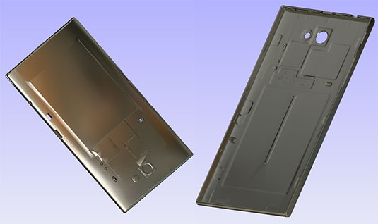 Screenshot of 3D models for Jolla's The Other Half devices