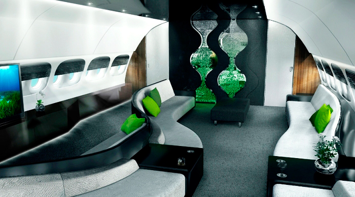 "Самолет будущего" с кинотеатром и душем на борту