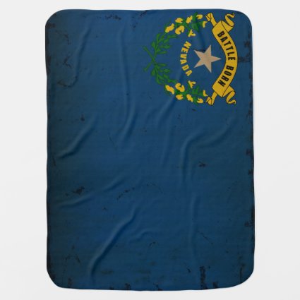 Nevada State Flag VINTAGE.png Receiving Blankets