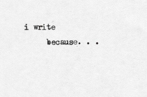 why i write