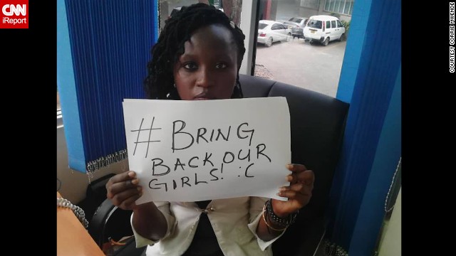 Weeks after the April 14 kidnapping of 276 Nigerian girls, worried families and supporters have blamed the government for not doing enough to find them. Their cries have spread worldwide on social media under the hashtag #BringBackOurGirls. From regular people to celebrities, here are some of the people participating in the movement.