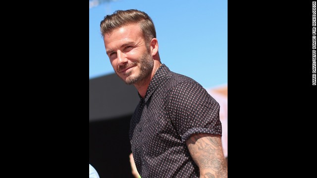 The soccer legend and fashion icon David Beckham has tattoos on both arms, his chest and legs. He has even picked up new art in recent years. 