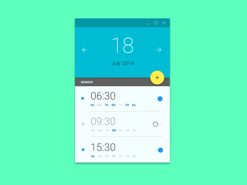 Animation in material design