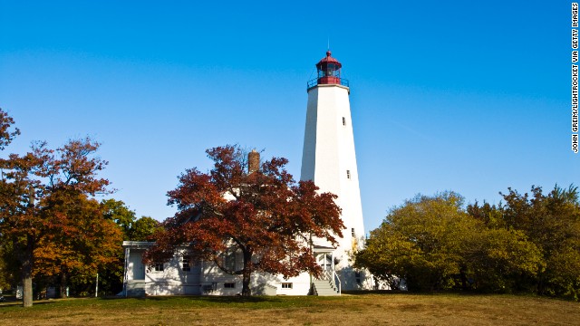 The Sandy Hook Lighthouse in New Jersey is part of Gateway National Recreation Area, which is also in New York. It came in seventh place on the list. 