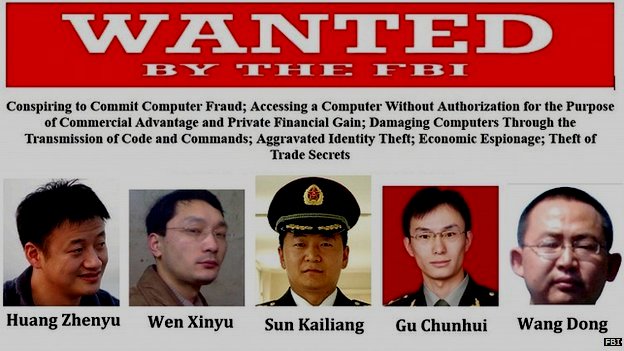 Chinese Spies Accused of Stealing US Trade Secrets