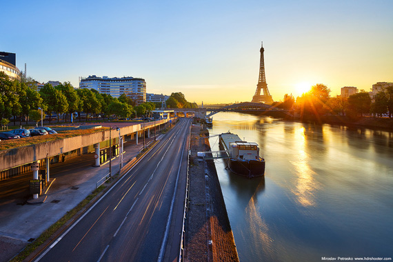 Paris morning light