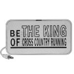 Be Of The King Of Cross Country Running Laptop Speakers