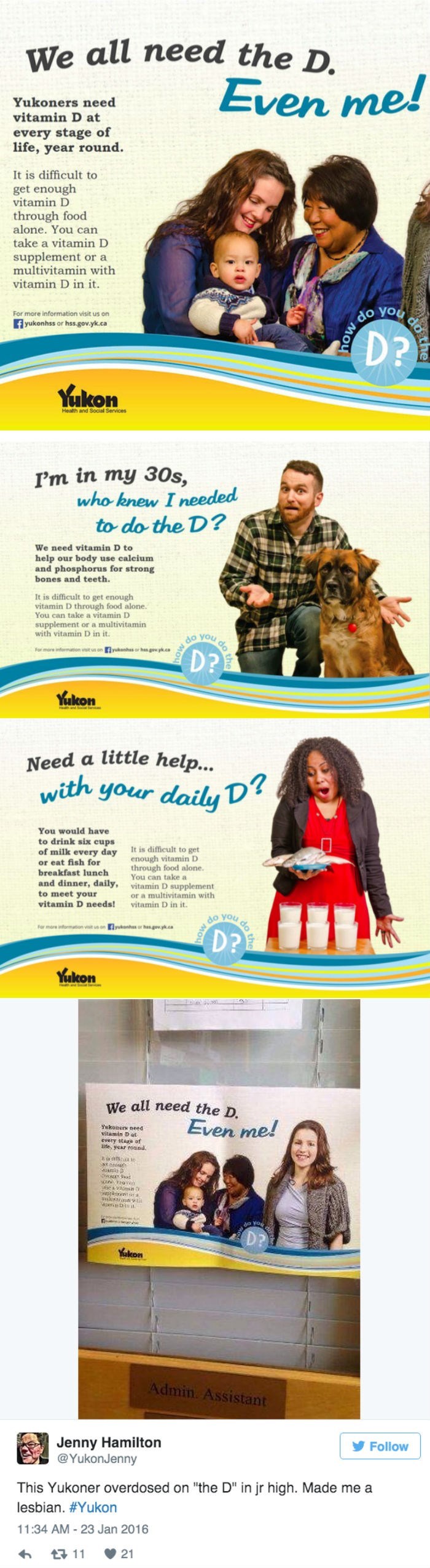 funny fail image Canadian vitamin campaign wants to make sure you're getting enough D