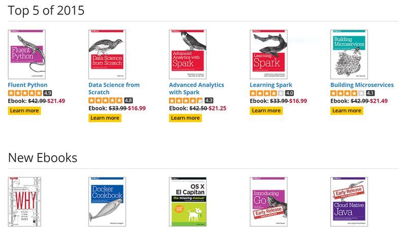 Technical Books and Videos from O'Reilly Are Half Off Through Cyber Monday