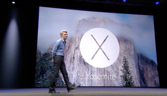Apple introduces OS X Yosemite at WWDC 2014. Photo: Apple