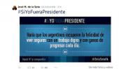 #SiyofueraPresidente. Fue la consigna sobre la cual opinó el gobernador De la Sota en la red social Twitter. 
