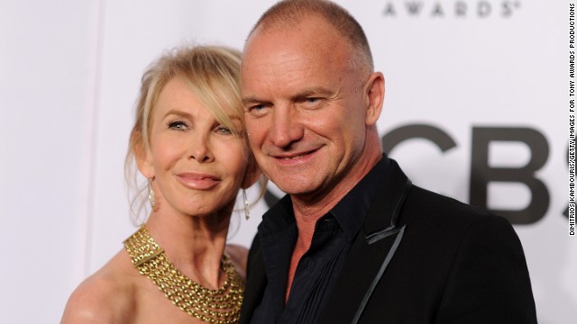 Trudie Styler and Sting 