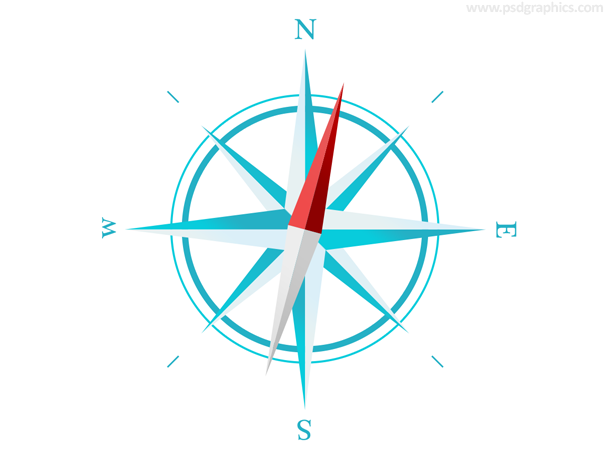 Simple compass PSD