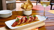 Grilled Shrimp at Alfresco Tasting Terrace at Disney California Adventure Park