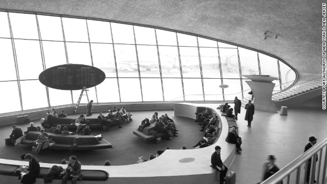 The former TWA terminal remains a beautiful and inspiring building. 