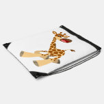 Cute Cartoon Ambling Giraffe Drawstring Back Pack Drawstring Backpacks