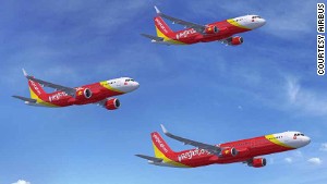 VietJetAir inked a deal for more than 60 A320s. (Artist impression)