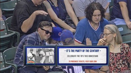Like Most Cubs Fans, Jack White is Not Having a Good Time at This Cubs Game