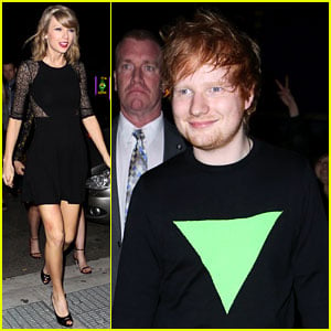 Taylor Swift Parties with Ed Sheeran After 'SNL' Appearance!