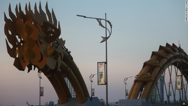 "The dragon is one of the most important symbols in Vietnamese culture," says Nick Masucci, CEO of Louis Berger, a partner in the bridge's design and construction.