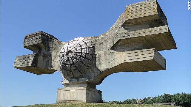 To some, Tito's WWII monuments have an ugly beauty. Others think they're giant alien hairpins.