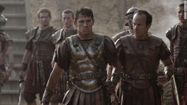 Channing Tatum, center, is a young Roman soldier in the 2011 film "The Eagle."