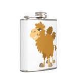 Cute Cartoon Two-Humped Camel Hip Flask