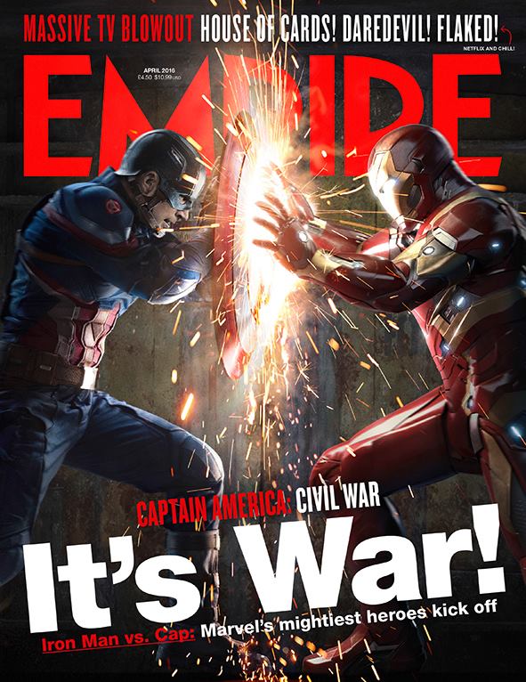Captain America: Civil War Empire Cover