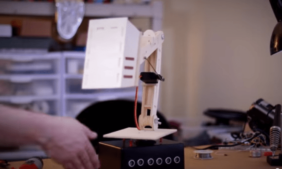 motion controlled lamp